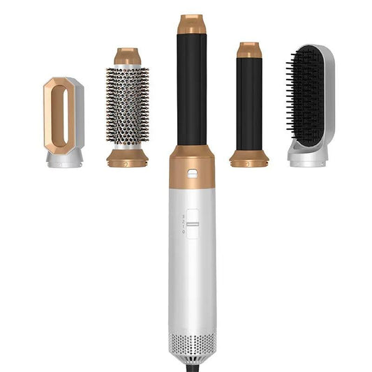 5-in-1 Hair Dryer Brush Set – Negative Ion Hot Air Styler & Curling Air Wrap
