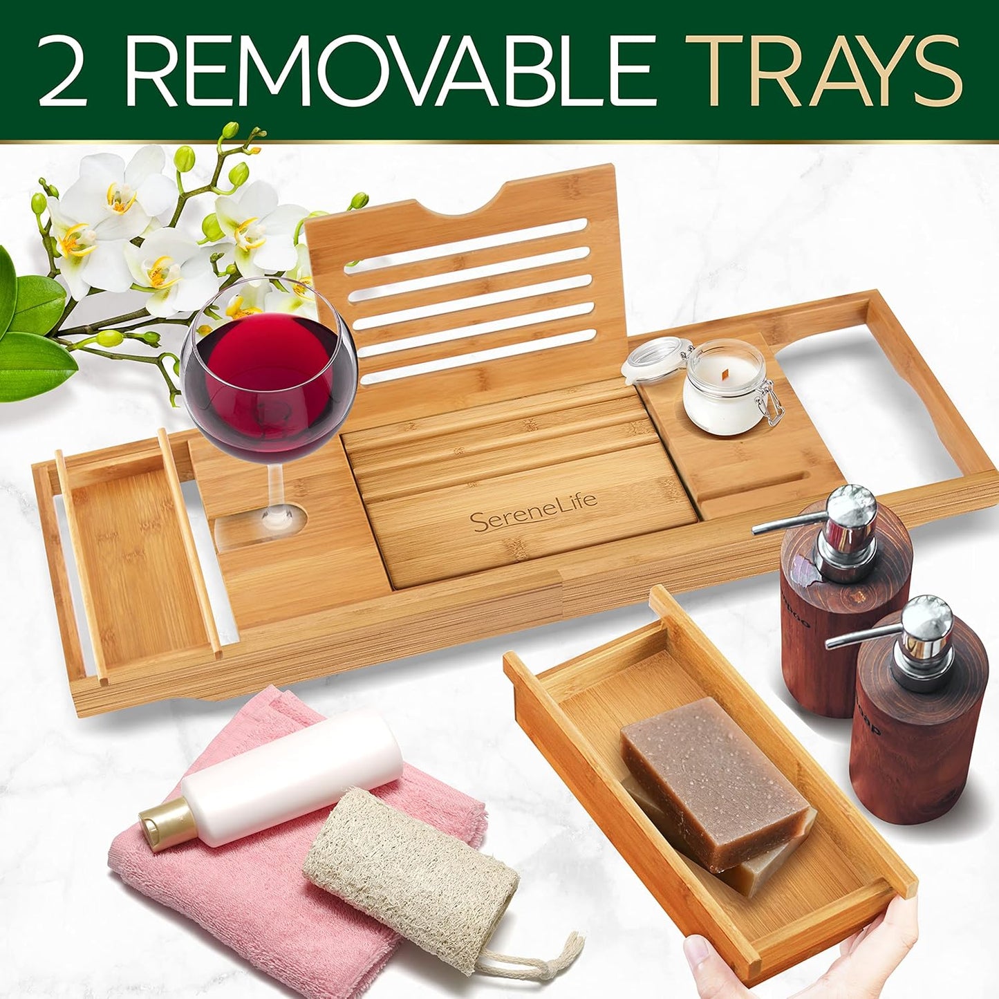 Bamboo Luxe Bath & Breakfast Tray™