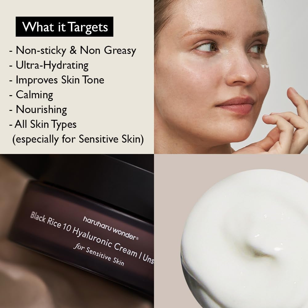 Korean Black Rice Hyaluronic Vegan Face Cream 50ml