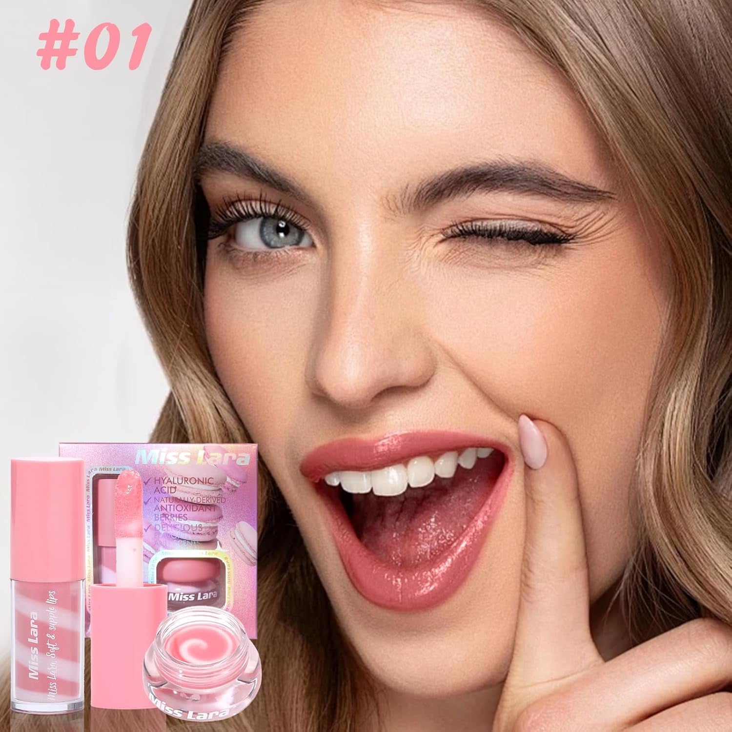 Lip Gloss & Plumper Set – Moisturizing, Dewy, Long-Lasting