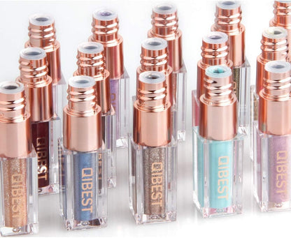 Diamond Glow Liquid Eyeshadow Set – 7 Colors Glitter