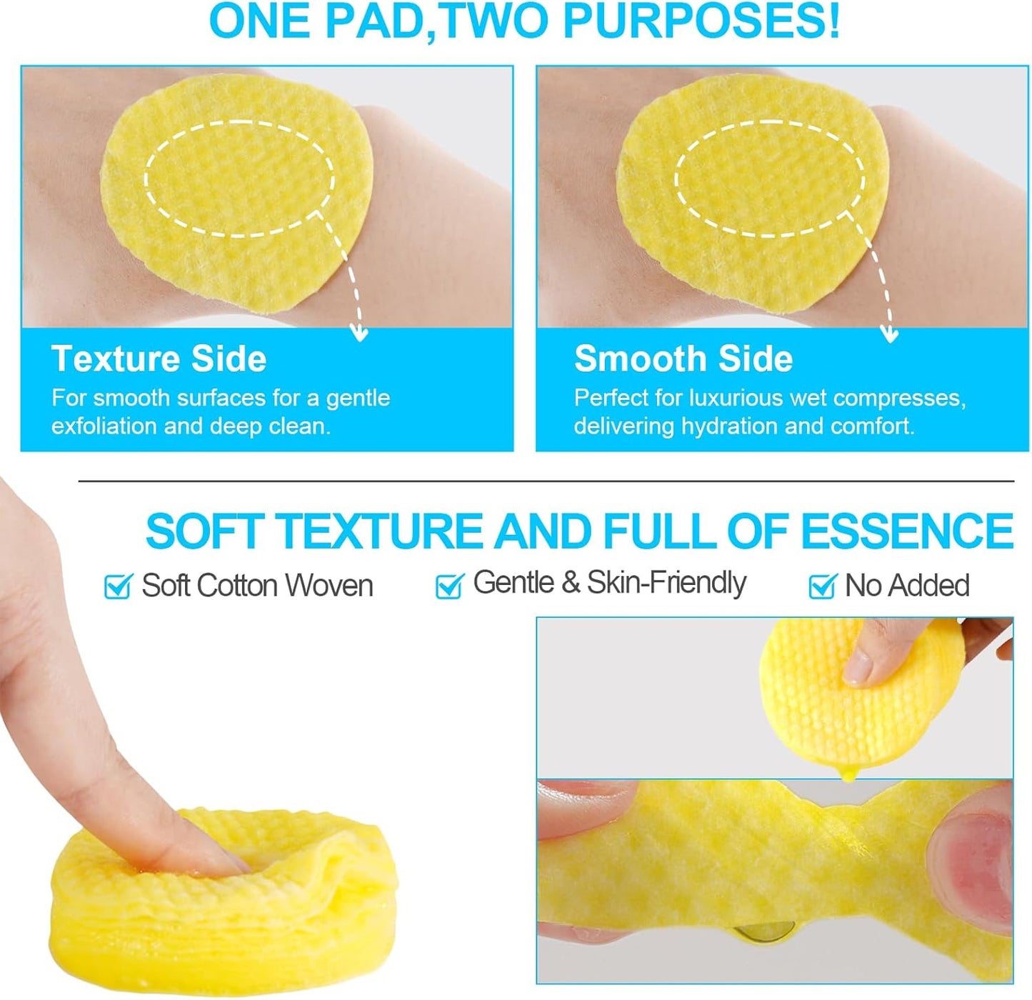 60 Turmeric Kojic Acid Pads – Exfoliating & Brightening