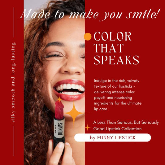 Funny Holiday Lipstick Set – Long-Lasting, Hydrating & Gift-Ready