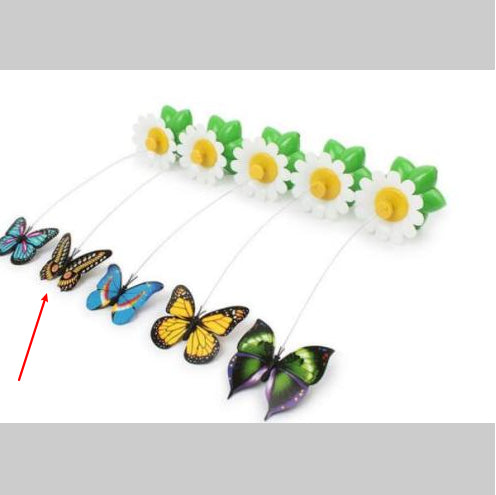 Electric Rotating Flower Interactive Pet Toy