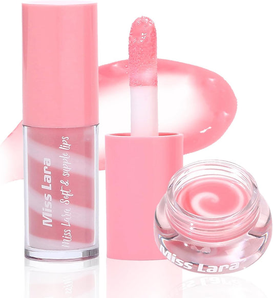 Lip Gloss & Plumper Set – Moisturizing, Dewy, Long-Lasting