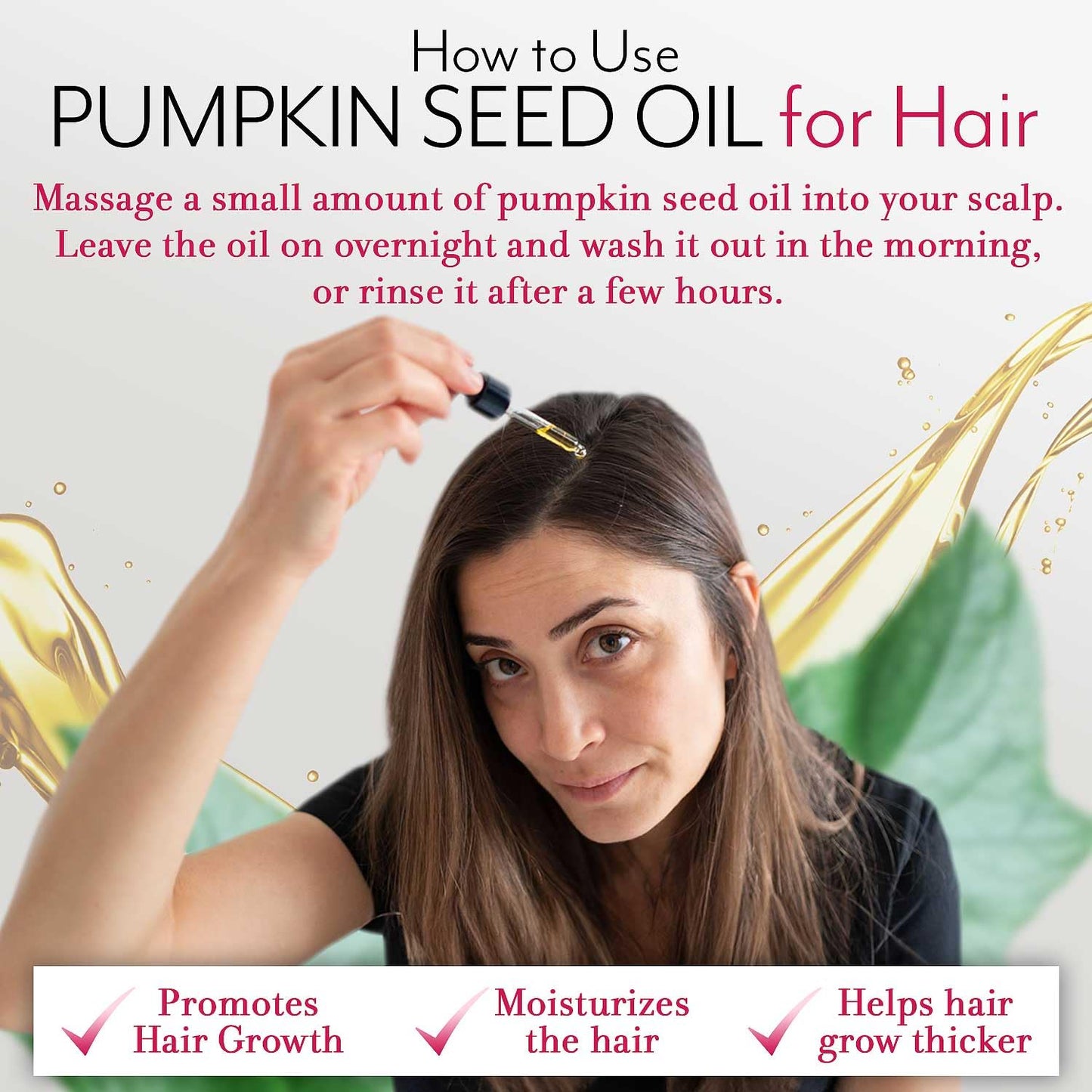 Pure Pumpkin Seed Oil – 100% Natural Hair, Skin & Nail Nourishment | Cold-Pressed 2oz