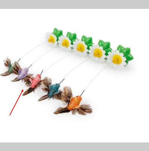 Electric Rotating Flower Interactive Pet Toy